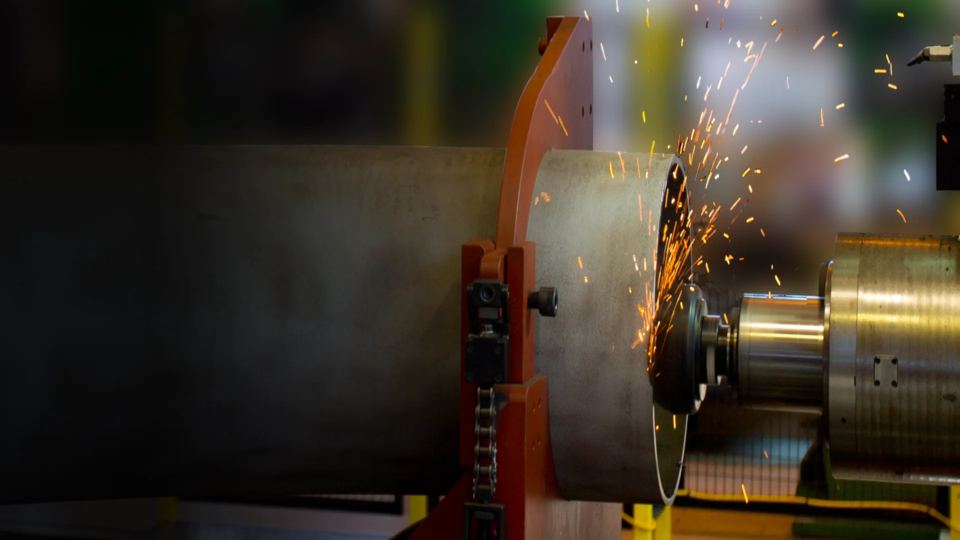 Weldbend-fitting-sparks
